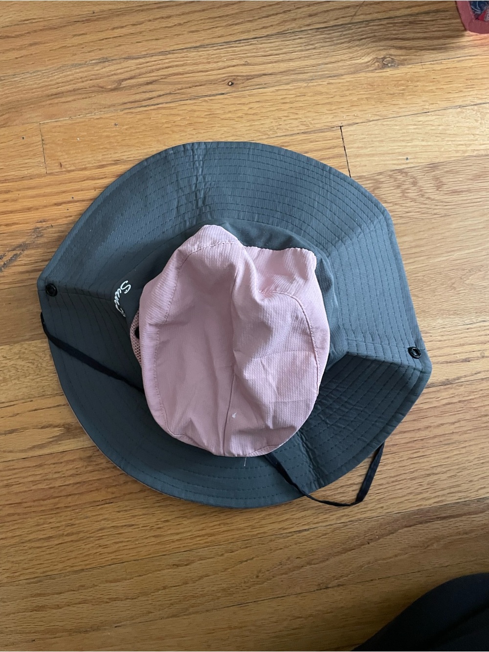 Bucket Hat with Pink Liner - Unbranded